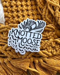 Knotted Moose Sticker