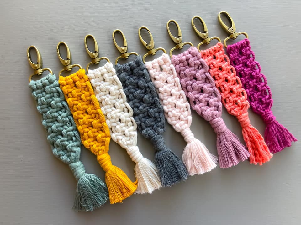 how to tie keychain knots