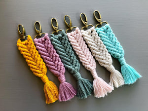 Herringbone Key Chain